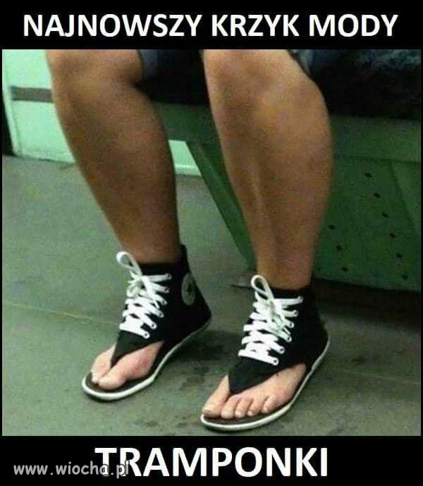 Trampki plus japonki=
