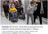 A temu chłopakowi na wózku bo jest sprawny