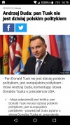 A ten za to nie jest prezydentem