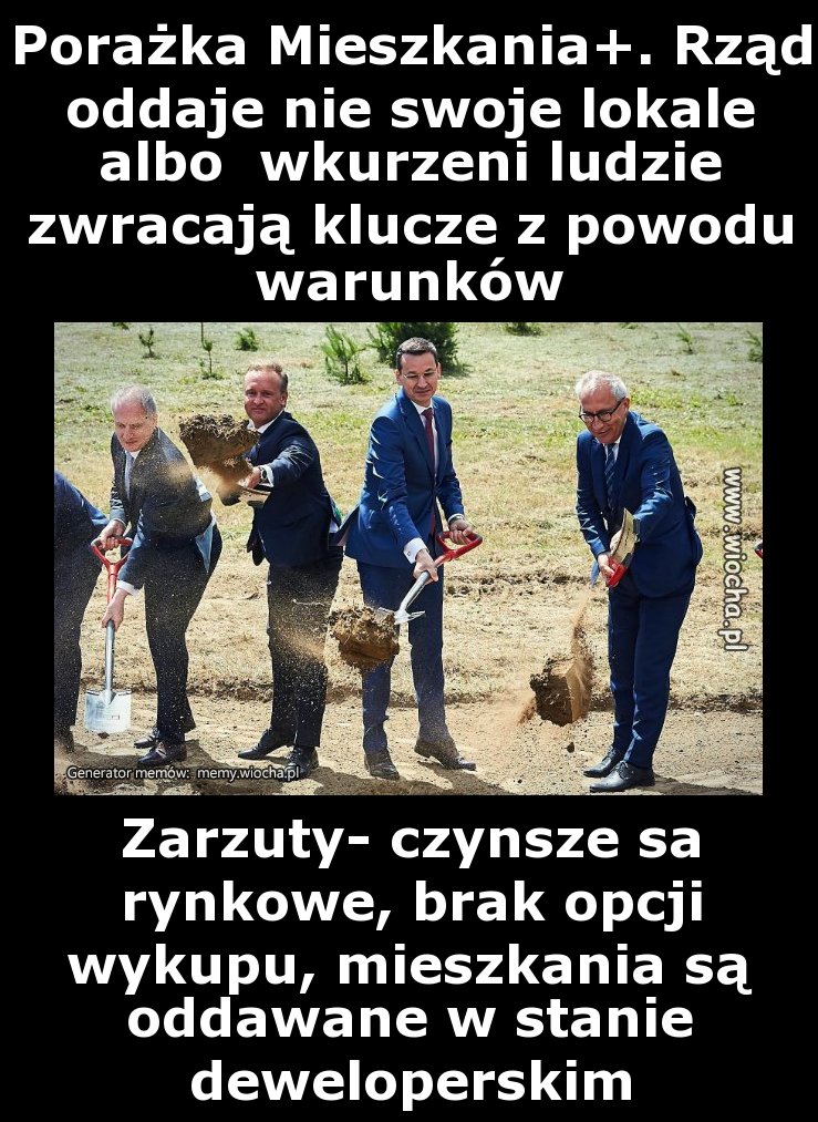 Porażka Mieszkania+. 