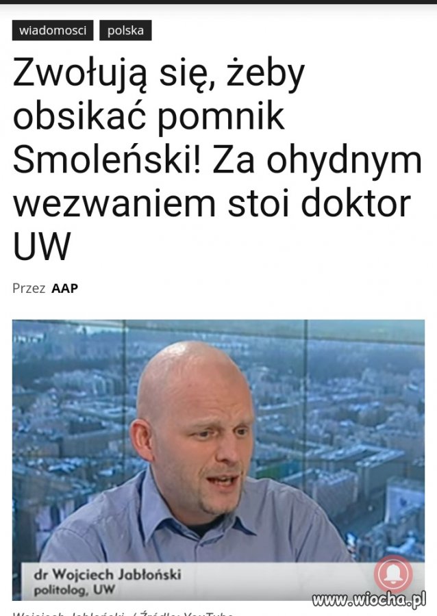 Można być przeciwko PiS i temu pomnikowi