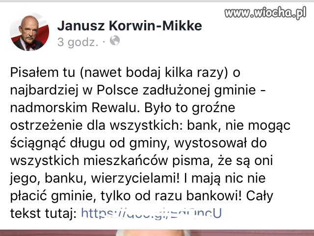 Tak się kończy uchwalanie budżetu z deficytem.
