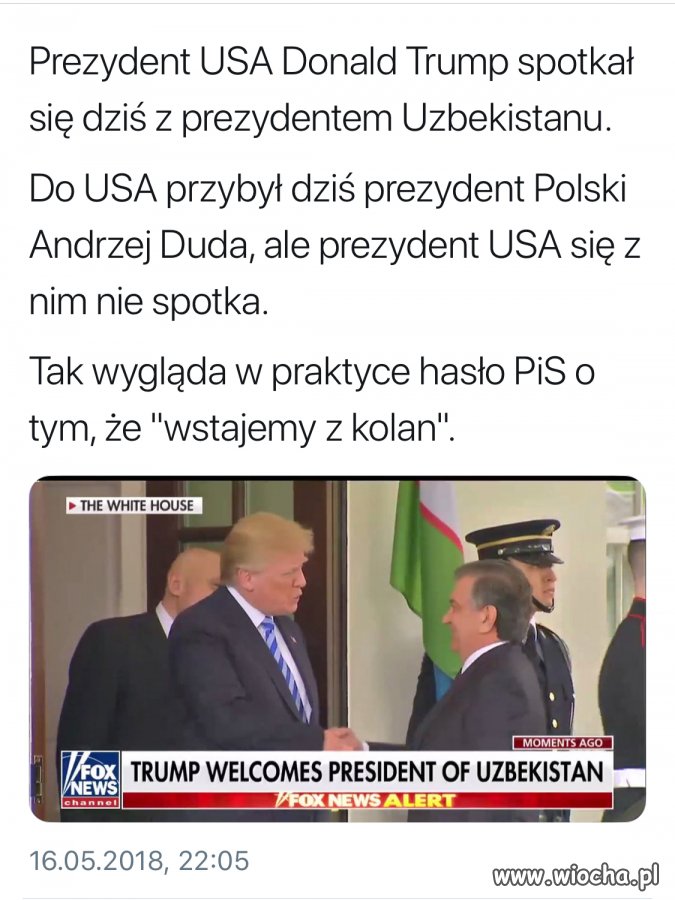 A nasz Andrzej ma spotkanie z pomnikiem