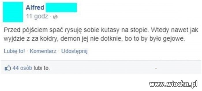 Jaki spryciarz ...