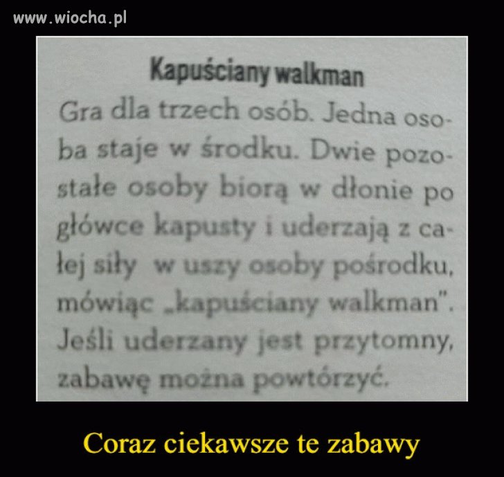 Ciekawa ta zabawa