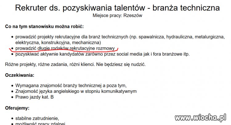 Rekrutera szukać firma pracy do, będzie który