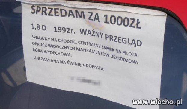 Sprzedam lub zamienię