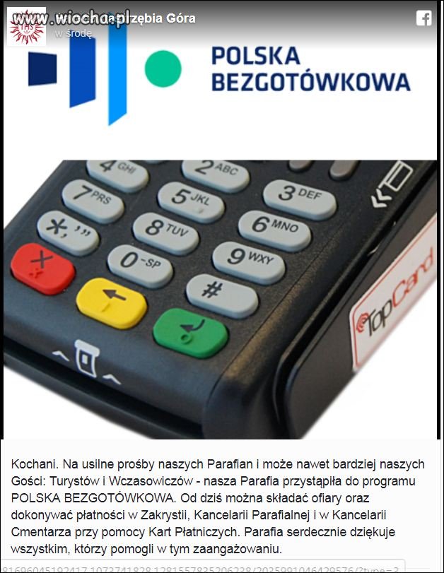 Bezgotówkowa parafia