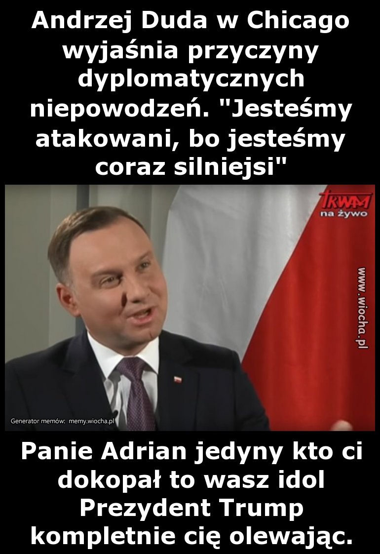 Andrzej Duda w Chicago wyjaśnia przyczyny