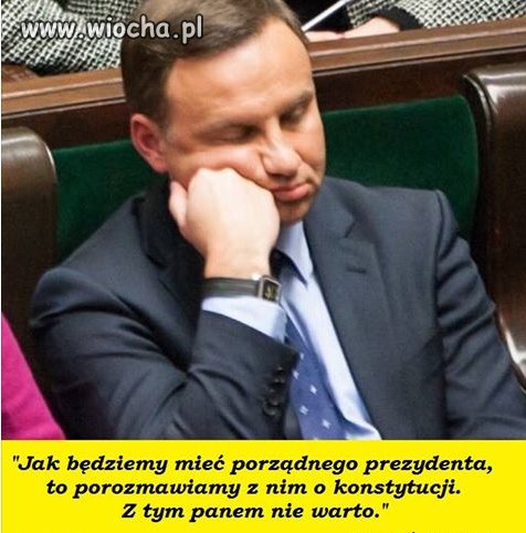 Panowie co pisali o spaniu Pr.Komorowskiego