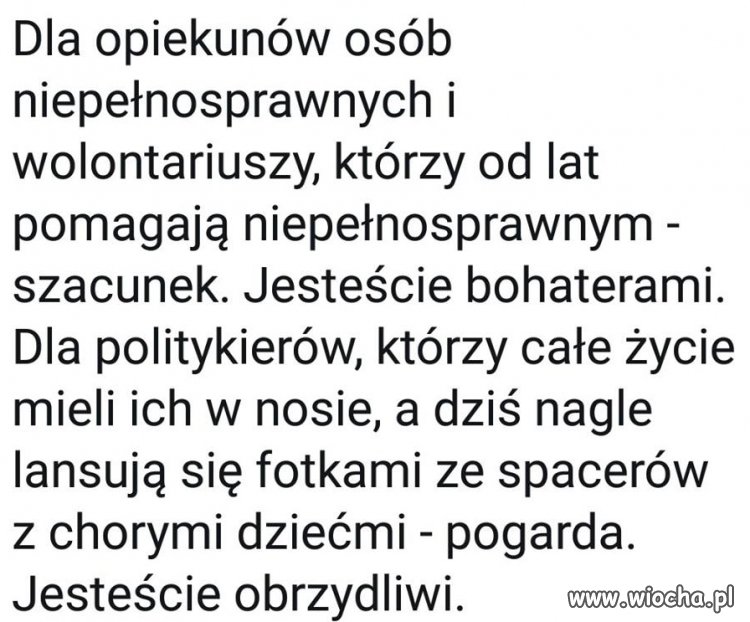 Od pewnego polityka...