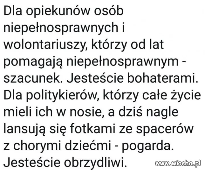 Od pewnego polityka...