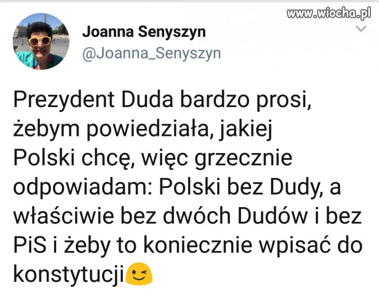Jasno się wyraziła