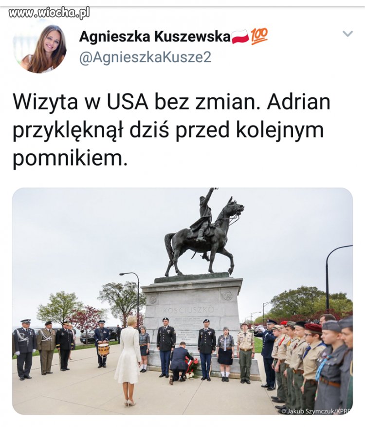 Owocne rozmowy z pomnikami w USA