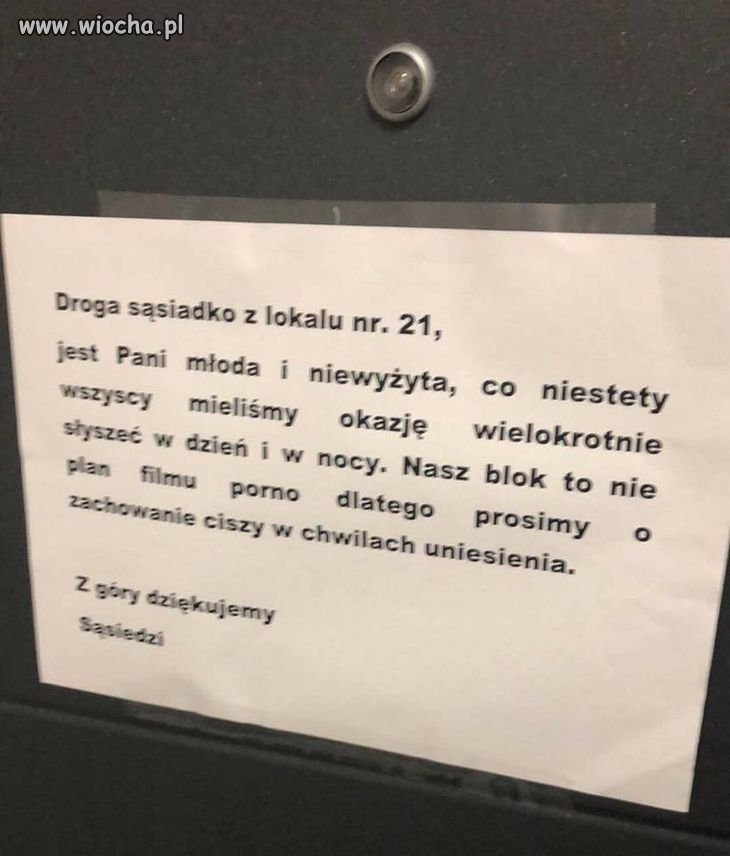 Jak dobrze mieć sąsiada