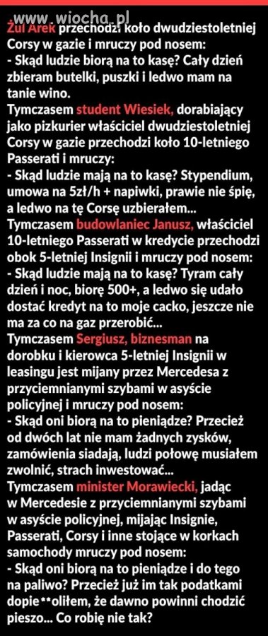 Jedzie sobie Morawiecki 
