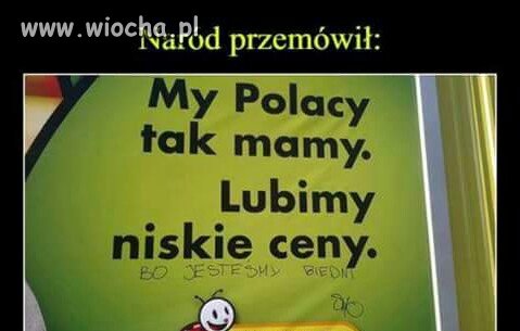 Naród przemówił.