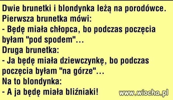 Świat wg. blondynki