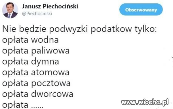 Nowe opłaty