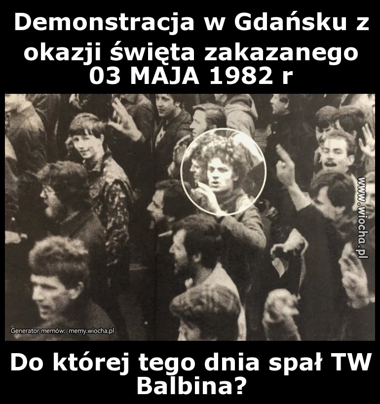 Demonstracja w Gdańsku z okazji święta zakazanego