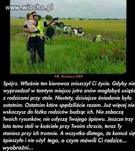 Włącz myślenie na drodze.
