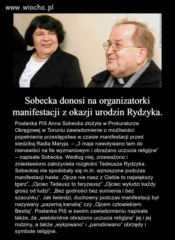 Się kobitka oburzyła