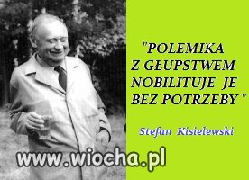Głupstwo nie zasługuje na polemikę.