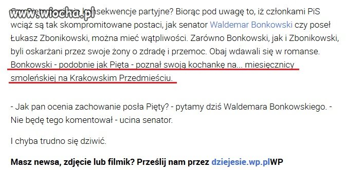 Boże, taka miesięcznica a mnie nie było