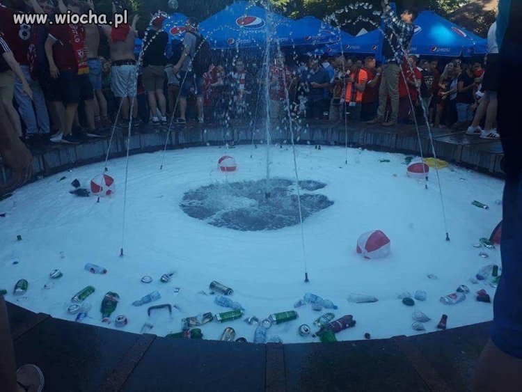 Bydło przy fontannie