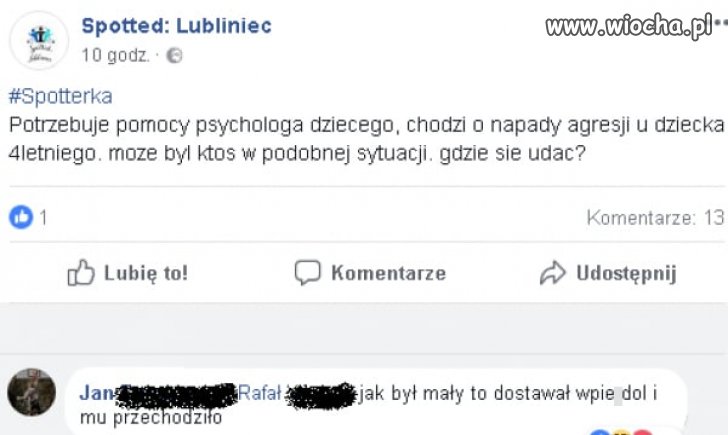 Najskuteczniejsza metoda...i mu przechodziło...