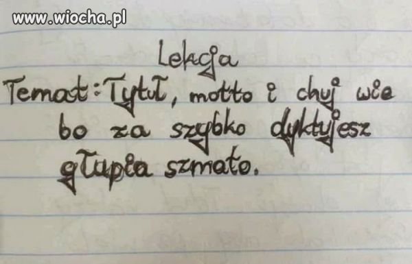 Lekcja