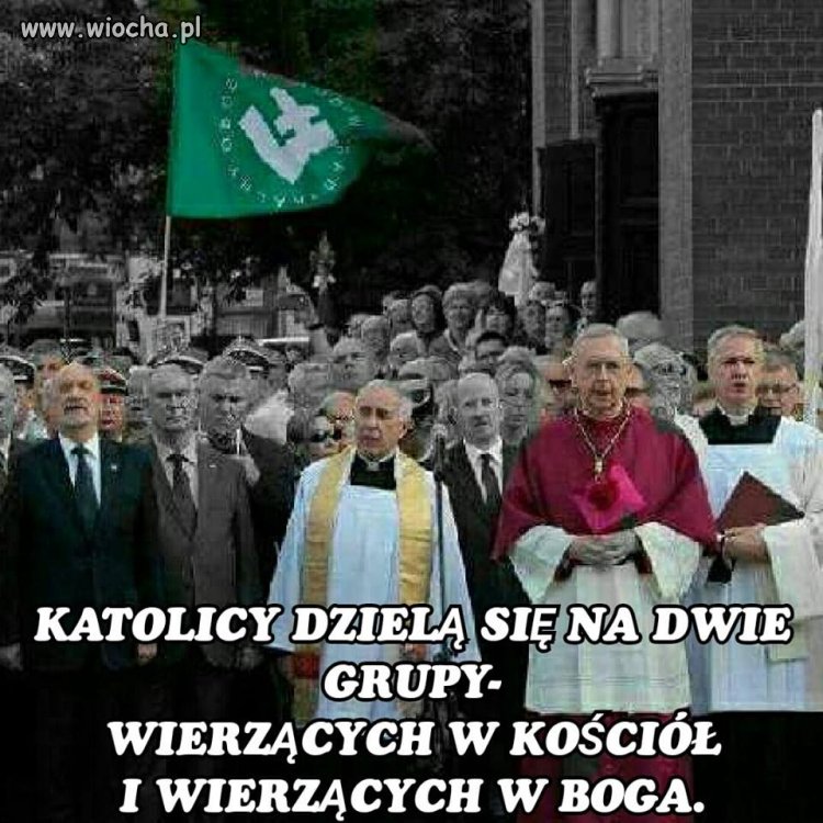 Dwie grupy wierzących