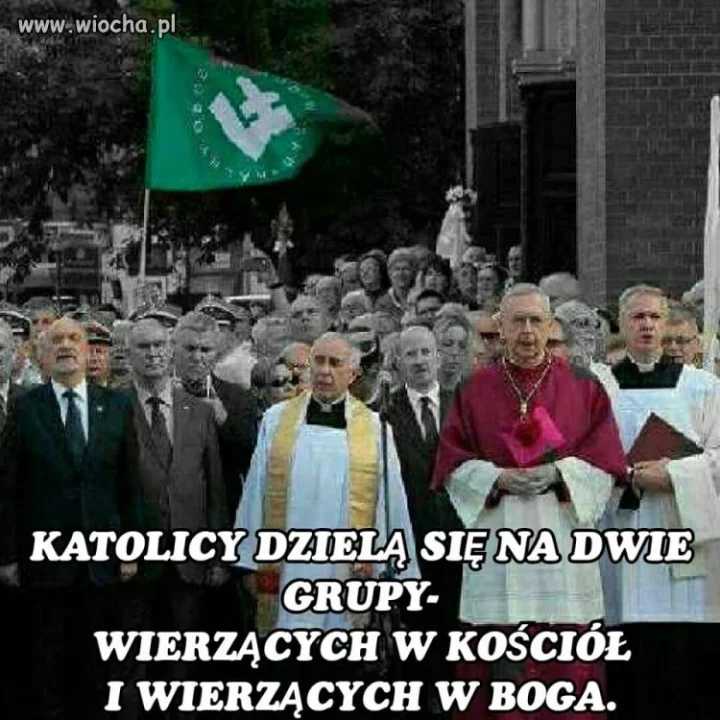 Dwie grupy wierzących