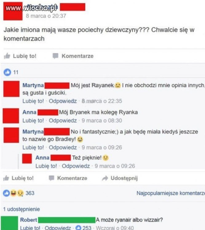 Imiona dla pociech