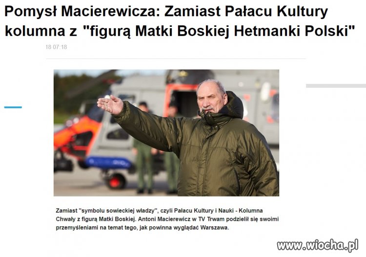 Antek na Prezydenta Warszawy!!!