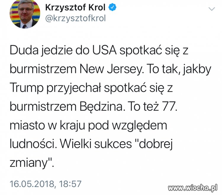 I to jest wiocha Prezydenta