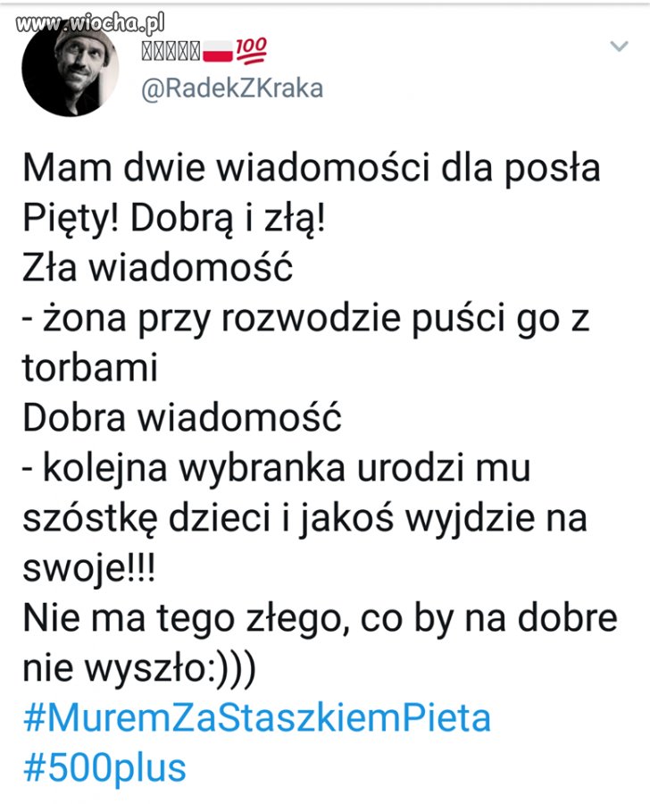 Powinno się tak stać...