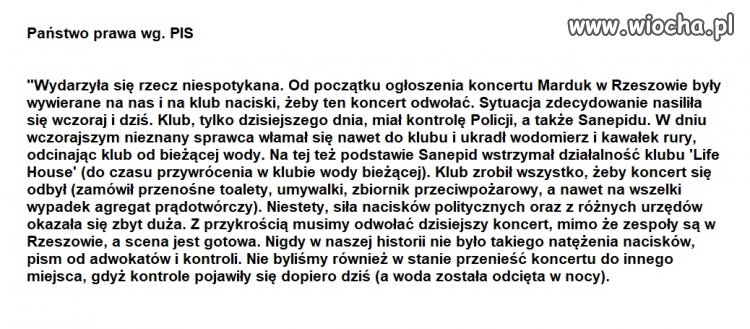 Tak się w Rzeszowie walczy z metalowymi kapelami