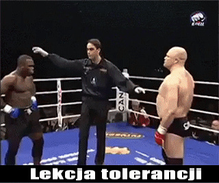 Bo to ich trzeba tej tolerancji uczyć...