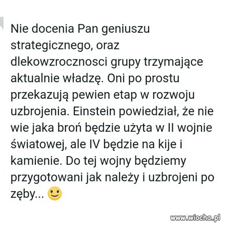 Trafny komentarz w temacie helikopterów dla