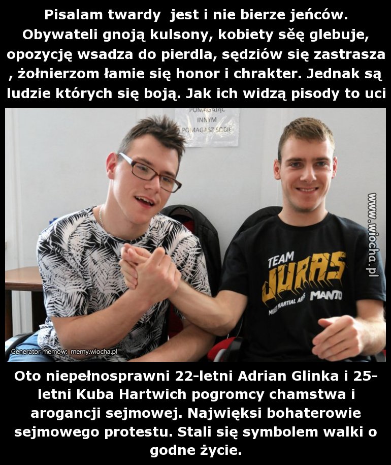 Bohaterzy mimo woli ,a wiocha dla pisu