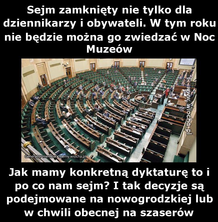 Sejm zamknięty nie tylko dla dziennikarzy i obywateli.