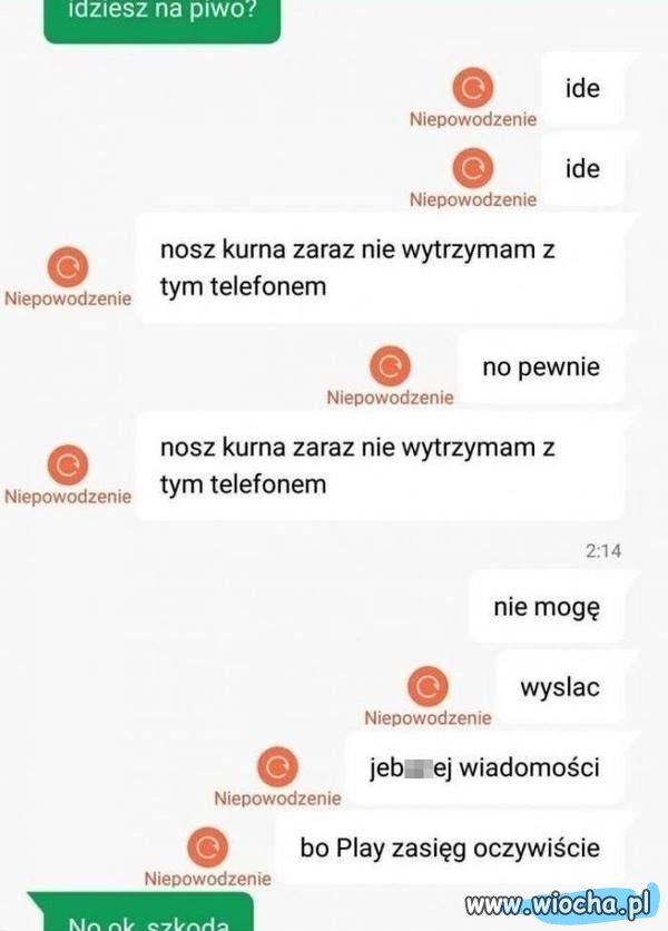 Poszedł na piwo...