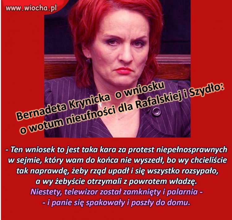Politykierka bez empatii