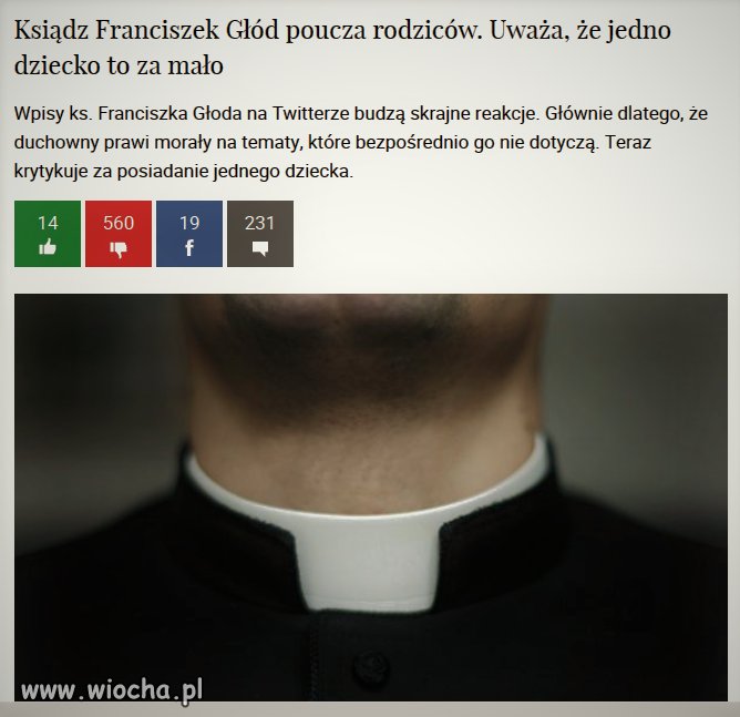 To że oni mają po klika dzieci to nie znaczy 