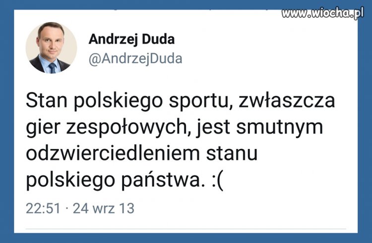 Stara wypowiedź...