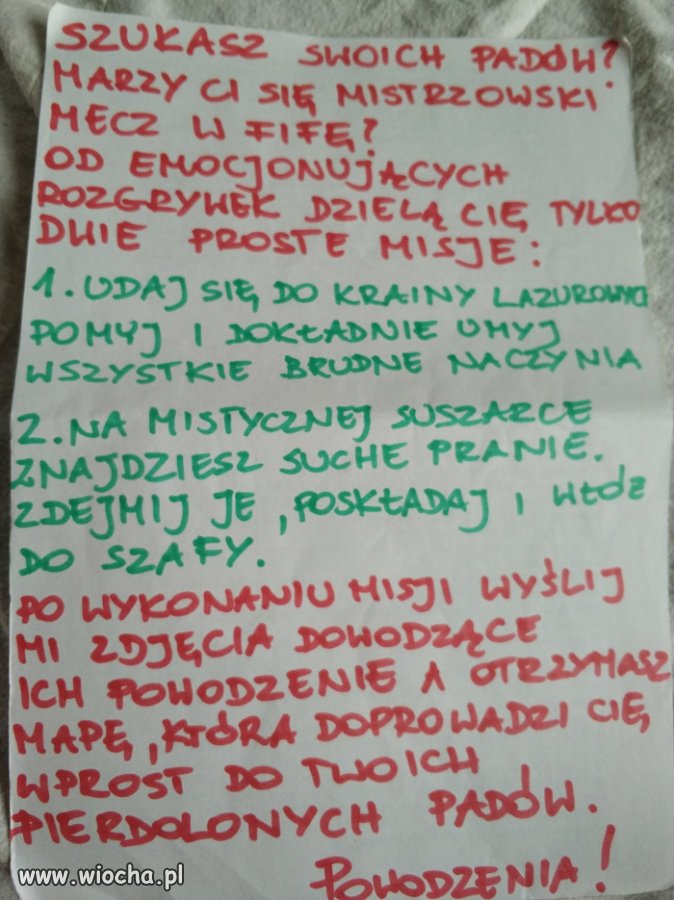Skoro inaczej nie można