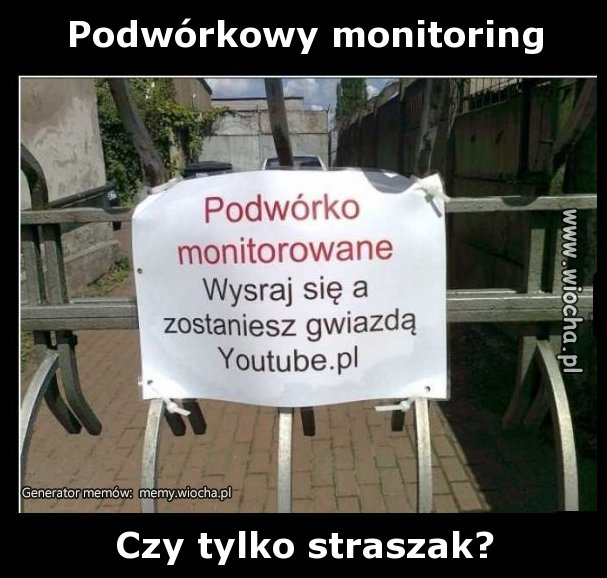 Podwórkowy monitoring