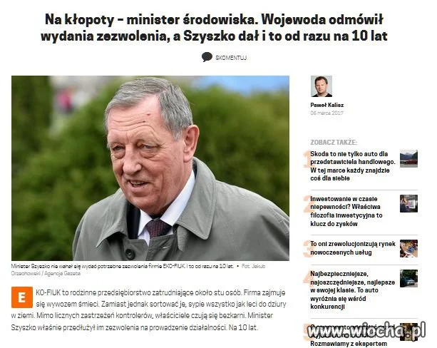 Ministra już nie ma...