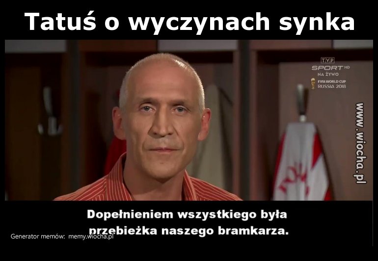 Tatuś o wyczynach synka